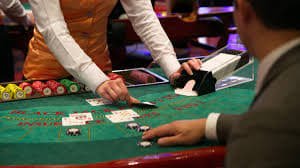 Betting layout and card display